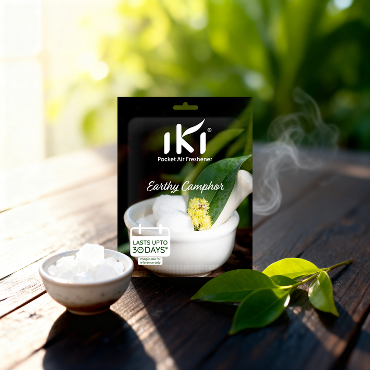 IKI Pocket Air Freshener – Earthy Camphor (Pack of 6)