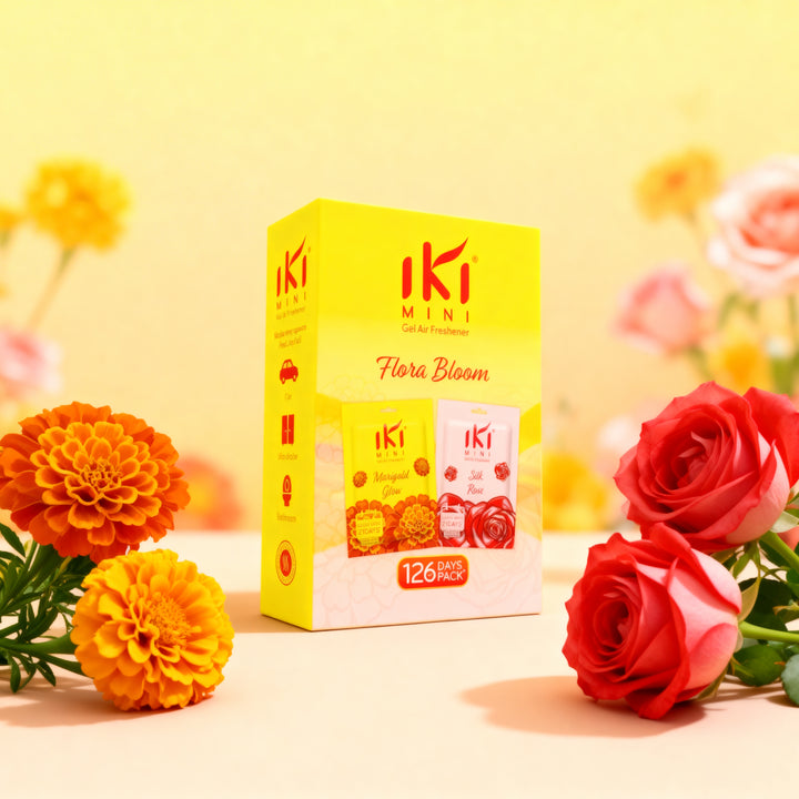 IKI MINI Gel Air Freshener – Flora Bloom Combo Pack