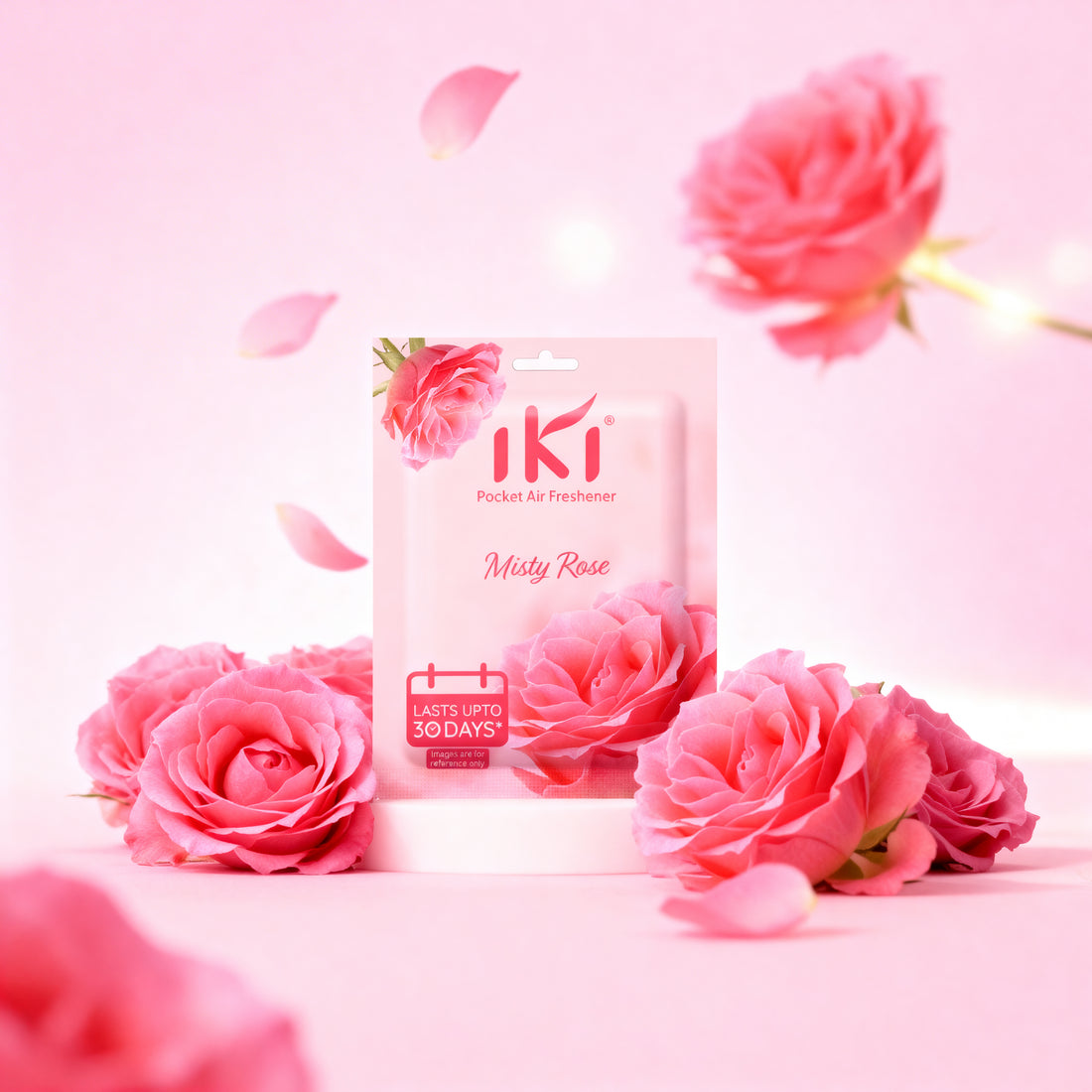 IKI Pocket Air Freshener – Misty Rose (Pack of 6)