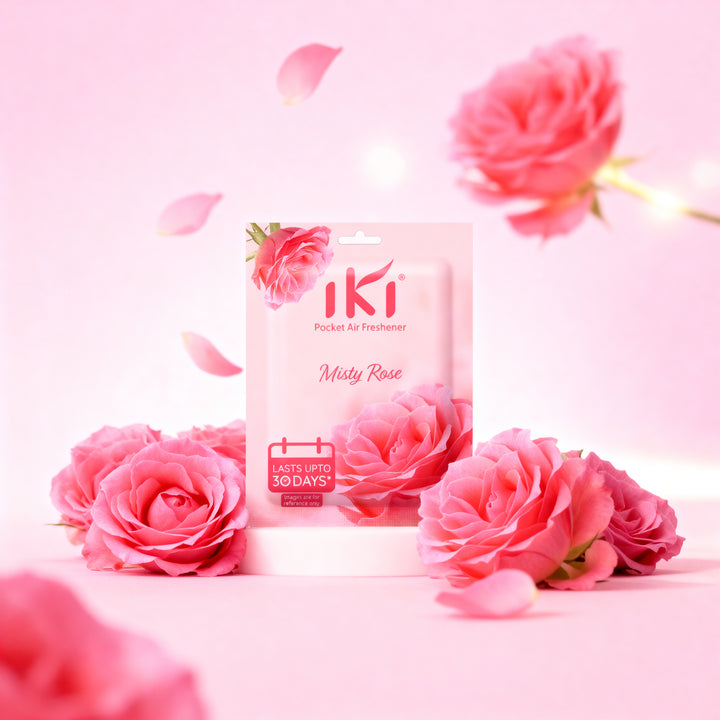 IKI Pocket Air Freshener – Misty Rose (Pack of 6)