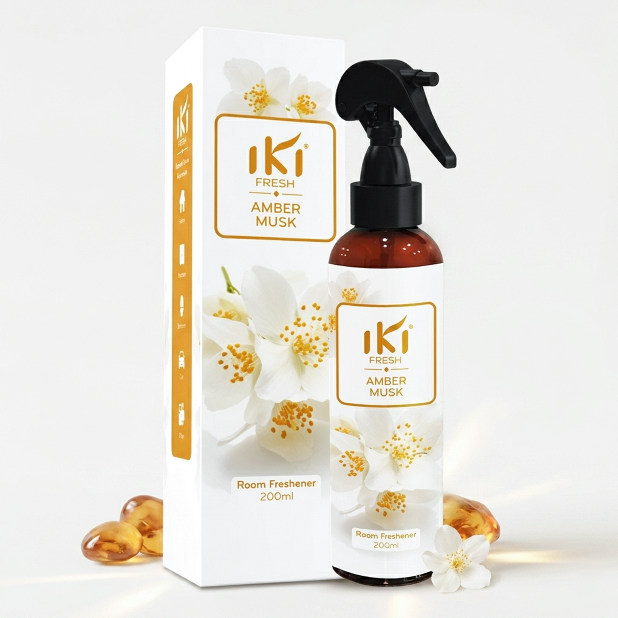 IKI Fresh – Amber Musk Room Spray