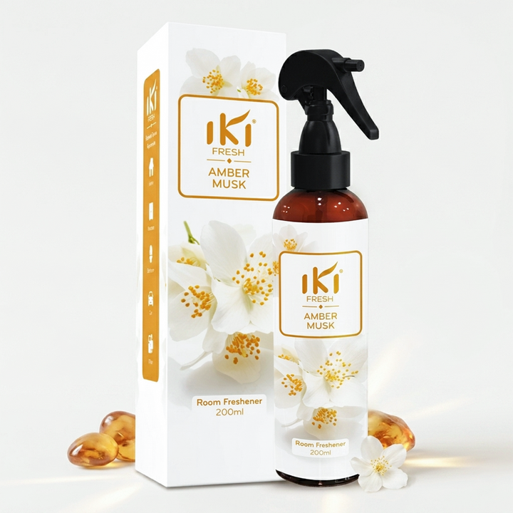 IKI Fresh – Amber Musk Room Spray