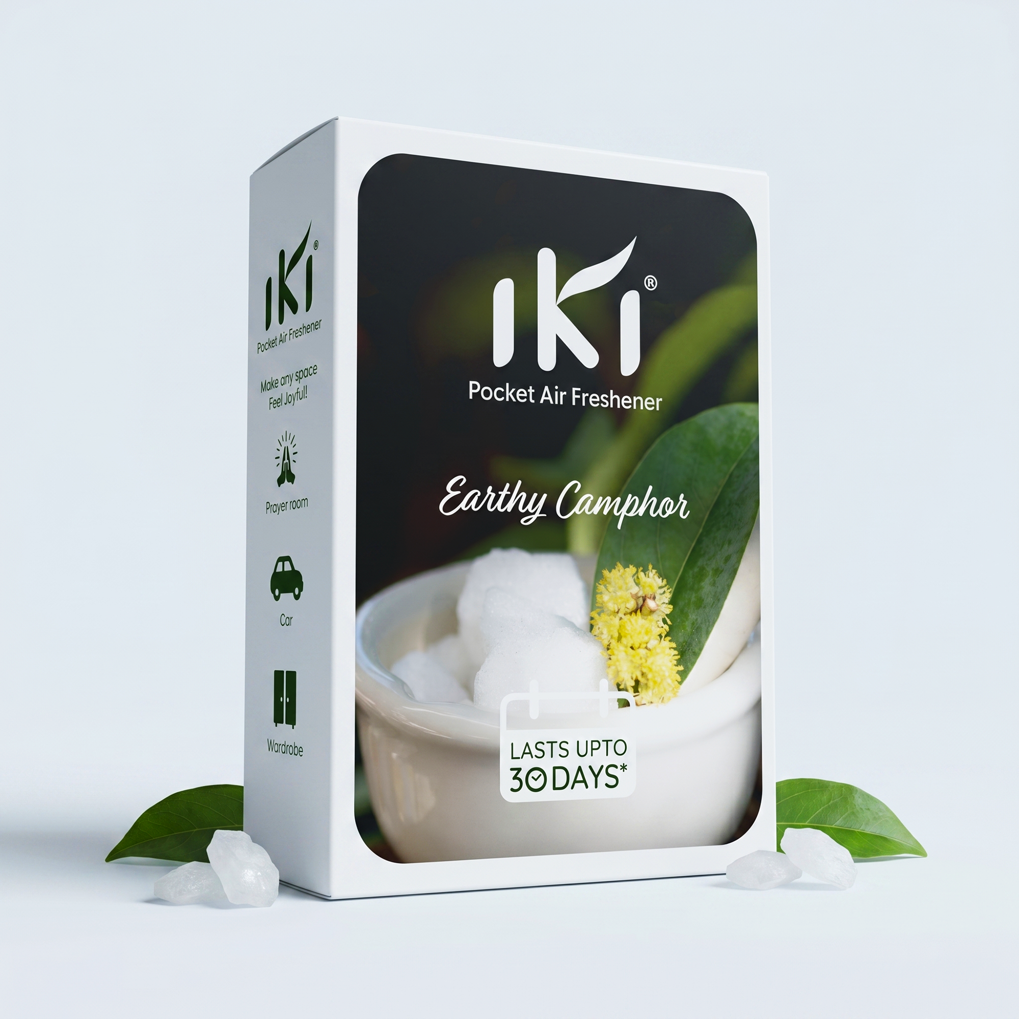 IKI Pocket Air Freshener – Earthy Camphor (Pack of 6)