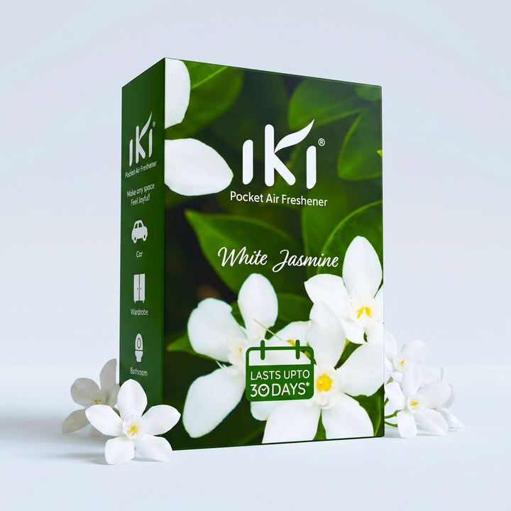 IKI Pocket Air Freshener – White Jasmine (Pack of 6)