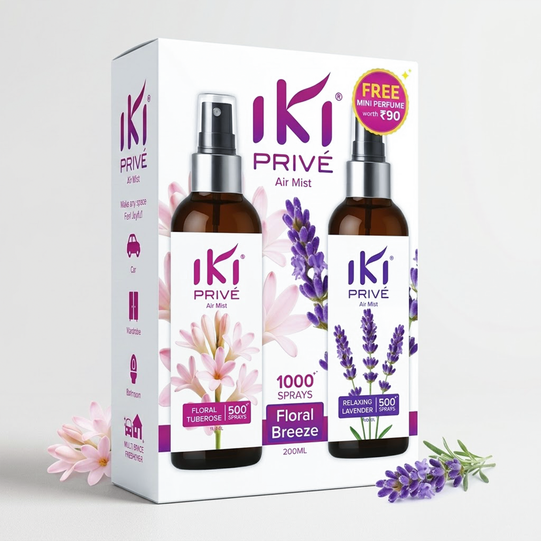IKI Privé Air Mist – Floral Breeze